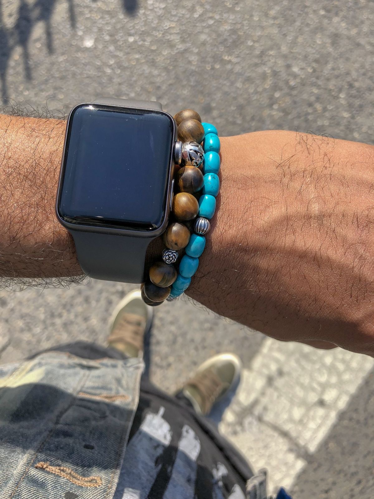 Bracelet Turquoise Bleue – Sérénité & Protection